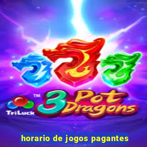 horario de jogos pagantes