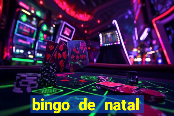 bingo de natal para imprimir gratis