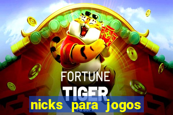 nicks para jogos de tiro