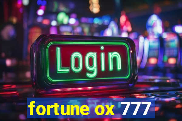 fortune ox 777