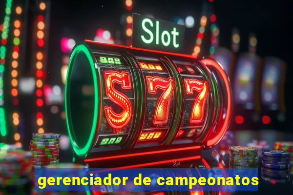 gerenciador de campeonatos