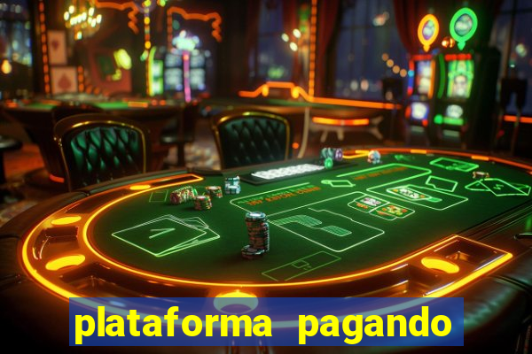 plataforma pagando bonus no cadastro