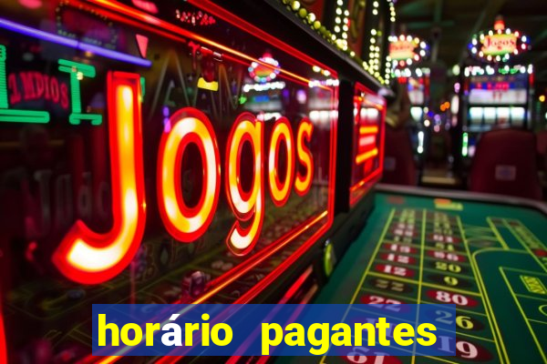 horário pagantes do fortune tiger