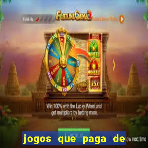 jogos que paga de verdade via pix