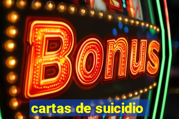 cartas de suicidio