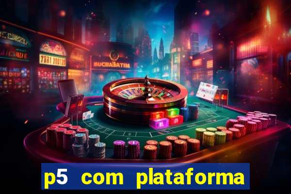 p5 com plataforma de jogos