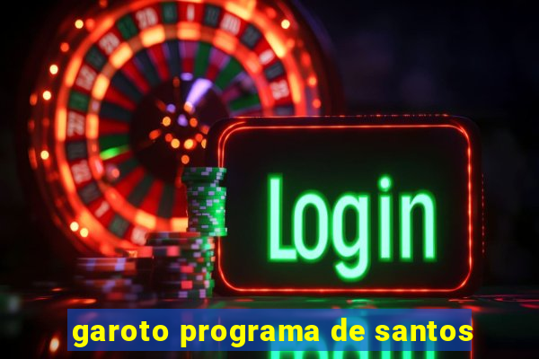 garoto programa de santos