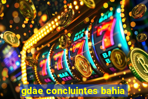 gdae concluintes bahia